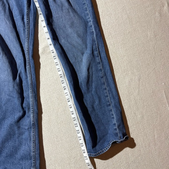 GAP High Rise '90s Loose Blue Straight Jeans - Picture 8 of 9